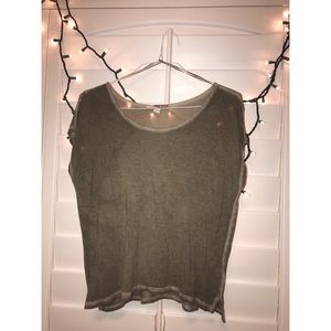 Olive Green Contemporary T-Shirt